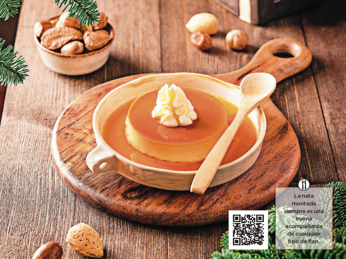 Receta de Flan de turrón